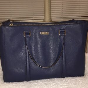 Kate Spade Navy Blue Satchel Bag